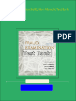 Fraud Examination 3rd Edition Albrecht Test Bank download pdf