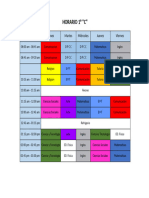 Horario 2024