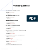 2 - 50 Array Practice Questions