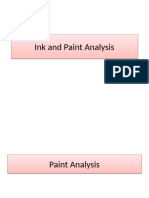 Ink and Paint Analysis