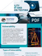 Vulnerability Assessment and Penetration Testing