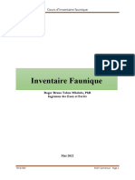 Cours D'inventaire Faunique