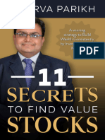 11 Secrets To Find Value Stocks - APURVA PARIKH