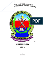 Military Law Edited 2013