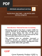 L2 National Income + Growth and Develeopment