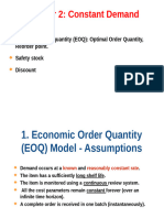 Chapter 2st - Single Item - Demand Varying at Approximate Level