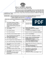 Revised Draft Programme of M-Sc part-II Oct-2024