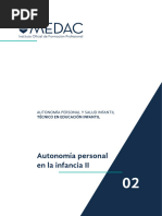 2 PDF. Autonomía Personal y Salud Infantil. Tema 2