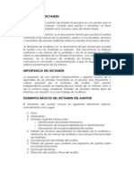 Dictamen de Auditoria Ejemplos