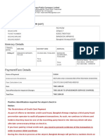 Electronic Ticket Receipt, May 03 For MR XAVIER MUNNE ALBUIXECH