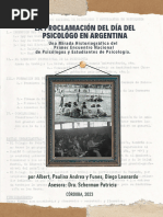 La Proclamación Del Día Del Psicólogo en Argentina - PDF Formato Impreso