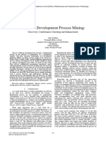 Software Development Process Mining Discovery Conformance Checking and Enhancement