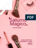 Revista Catálogo Maquillaje Moderno Rosa Pastel PDF