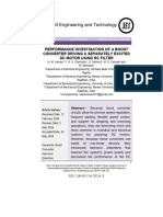 Performance Improvement of A Boost Converter Driven DC Motor