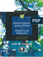 Creswell Invest. Qualitativa Cap. 2 Pressuporto F.