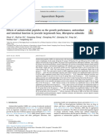 Effects of antimicrobial peptides on the growth performance, antioxidant and intestinal function in juvenile largemouth bass, Micropterus salmoides