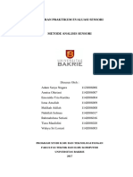 Laporan Praktikum Evaluasi Sensori