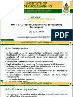 IDL-EE 466-Unit 6-General Forecasting Techniques