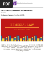 Roldan vs. Spouses Barrios (2018) - LAW I.Q