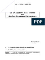 GESTION DES STOCKS  MCO