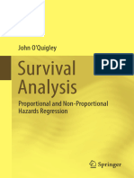 John O'Quigley - Survival Analysis - Proportional and Non-Proportional Hazards Regression (Springer The Data Sciences) - Springer (2021)