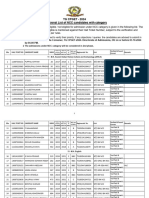 Provisional List of NCC Candidates With Category (Latest)