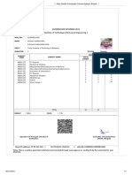 Marksheet 5th Sem