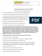 Avaliação de História 8º Ano E-1 4 Bimestre