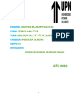 Analisis Cualitativos de Cationes y Aniones