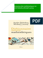 Get Dictionnaire amoureux des mathématiques 1st Edition André Deledicq Mickaël Launay free all chapters