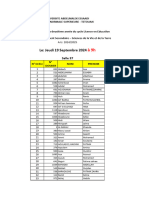 Liste Concours S3 LE SVT 24 25