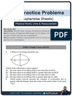 Gravitation DPP For JEE Mains by Ajit Lulla Sir