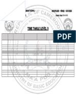 TIME Table L3