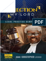 VOL 3 - CRIMINAL  LITIGATION - OBJECTION MY LORD