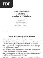 AI Modue1 5TH SEMESTER VTU bcs515b Notes