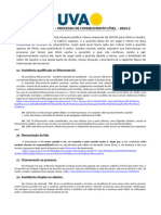 Simulado A Processo de Conhecimento Cível-Professora Lilian Trindad Pitta - 02.10.2024 Com Possíveis Respostas