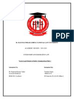 Final Draft- Citizenship & Emigration Law