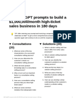 43cbac09-Db07-455c-b039-63132bd52473 160 ChatGPT Prompts to Build a 1000000month High-ticket Sales Business in 180 Days