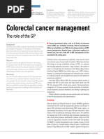 Colorectal Cancer MGMT