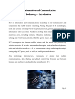 Information and Communication Technology - Introduction