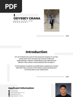 Odyssey Grana - Application Proposal