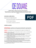 CODE DOUANE