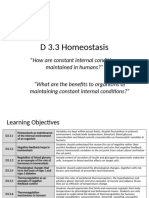 1. D 3.3 SL Homeostasis