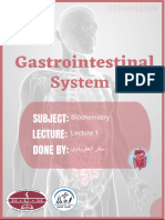 Gi Biochemistry Lecture 1