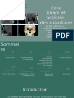 Cone beam et osteites des maxillaires