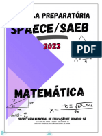 Apostila 9º Spaece e Saeb (Matemática)