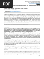 The Influence of Corporate Social Responsibility On Customer Loyalty Across Countries