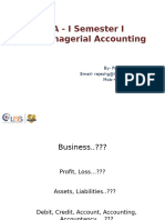 Managerial Accounting Unit-I