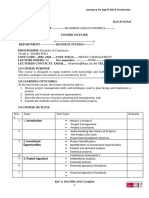 Hbc 2404 Project Management Course Outline