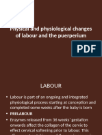 Physiological Changes of Labor